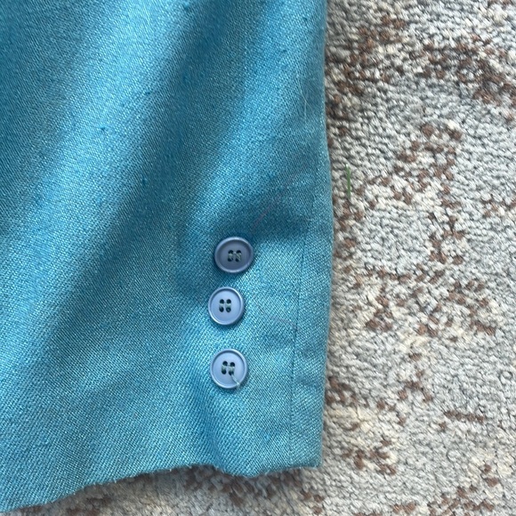 Personal Vintage Blazer & Skirt Set Teal 16 - Picture 4 of 12